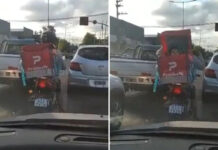 ¿Cómo llevar a tu hijo en moto? Así no…