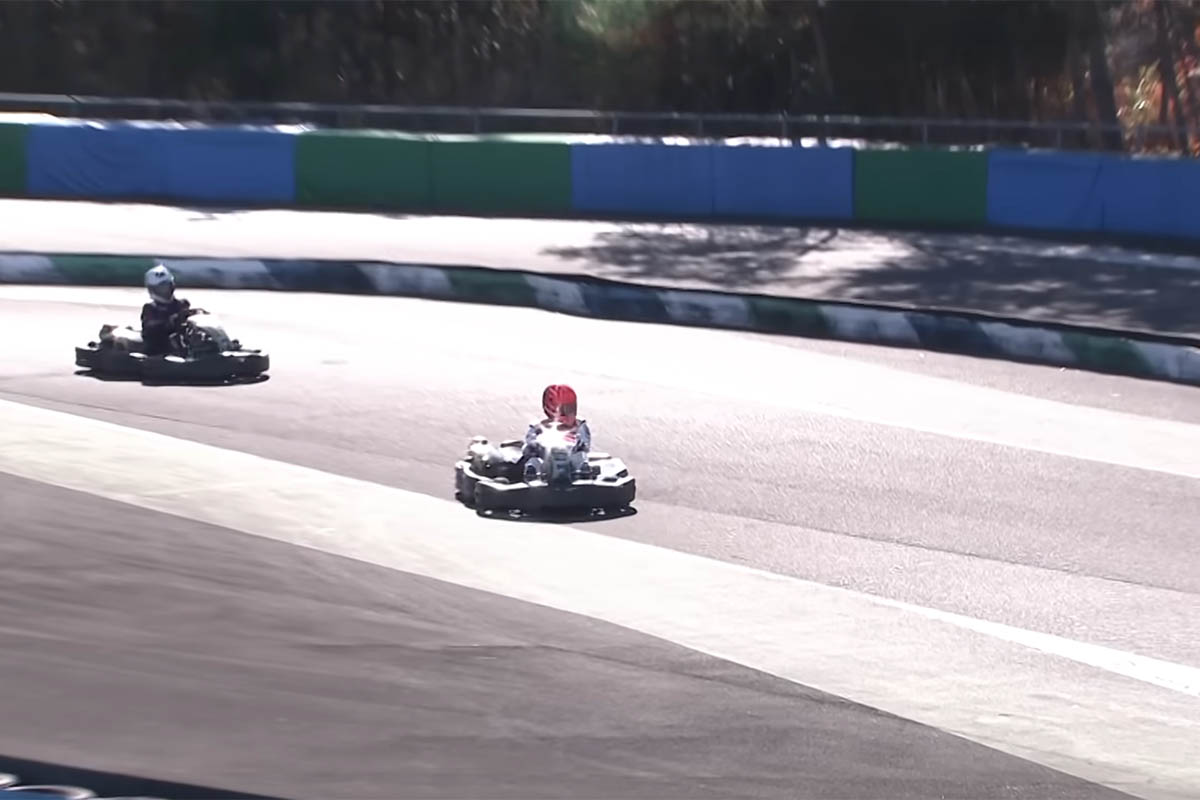 Márquez sacó toda su garra con los karts