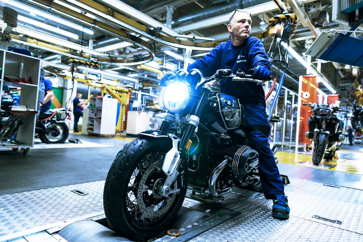 Fabricación de la BMW R nineT 100 años