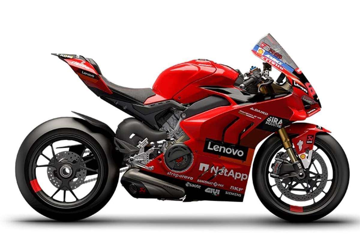 Ducati Panigale V4 World Champion Replica vista lateral