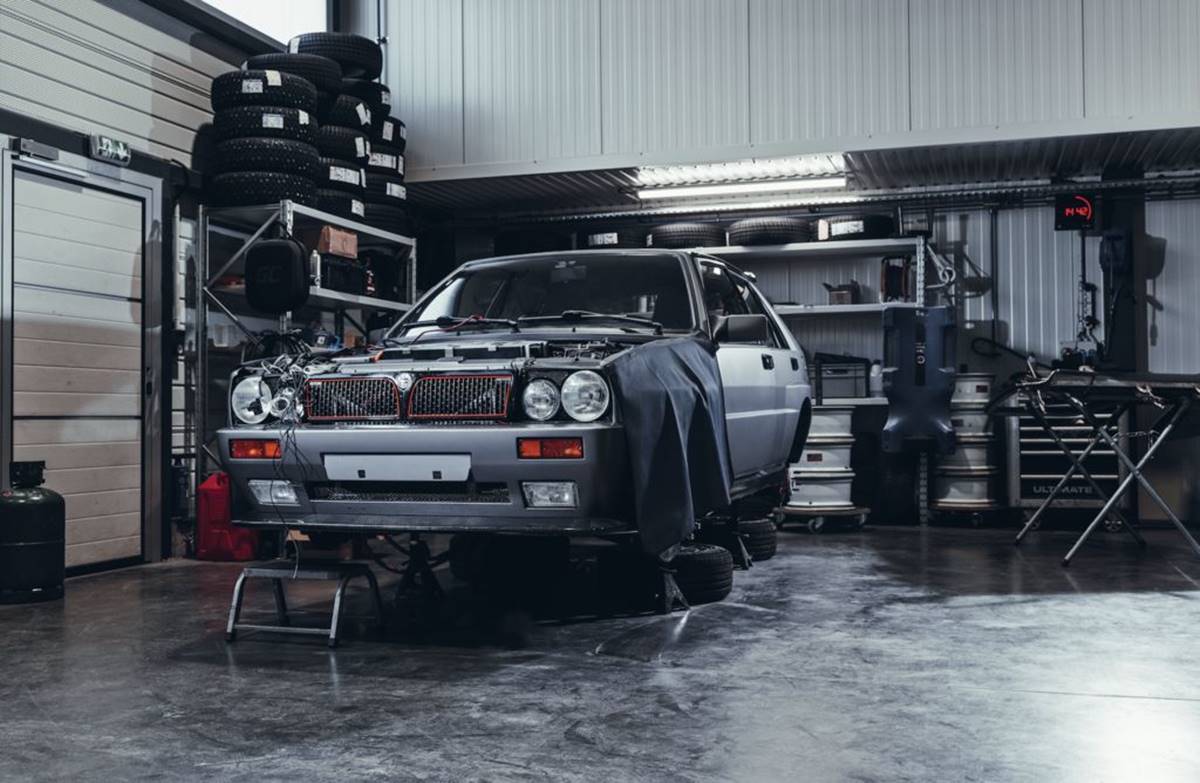 Lancia Delta Integrale de pruebas