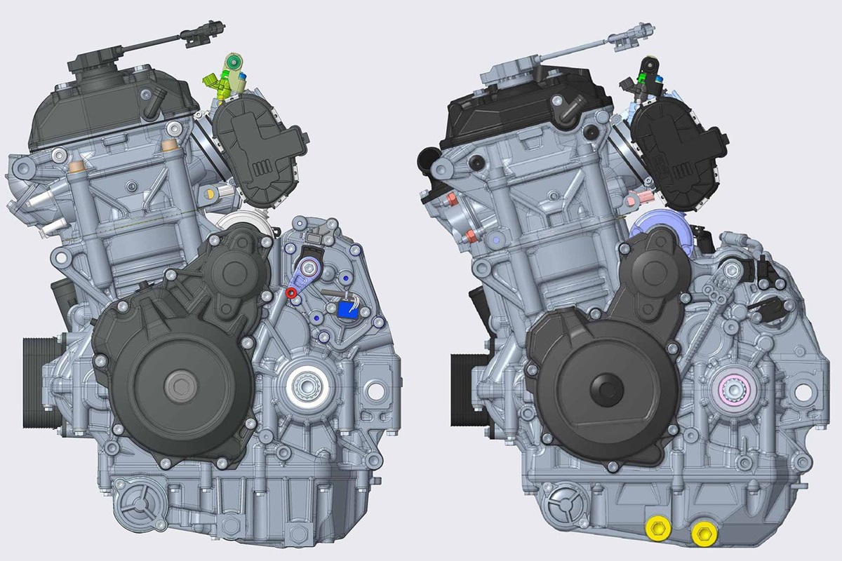 En la imagen se muestran el nuevo motor (izquierda) y el actual (derecha)