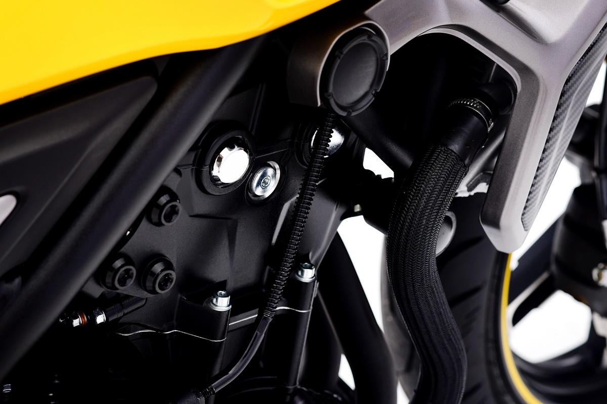 Voge 350 AC en detalle