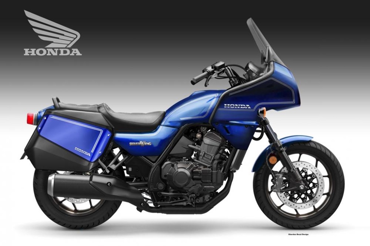 Honda Silver Wing 1100 Concept con maletas laterales