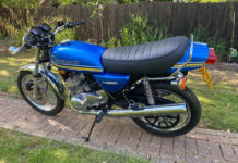 No te lo vas a creer, pero esta Kawasaki KH250 es eléctrica