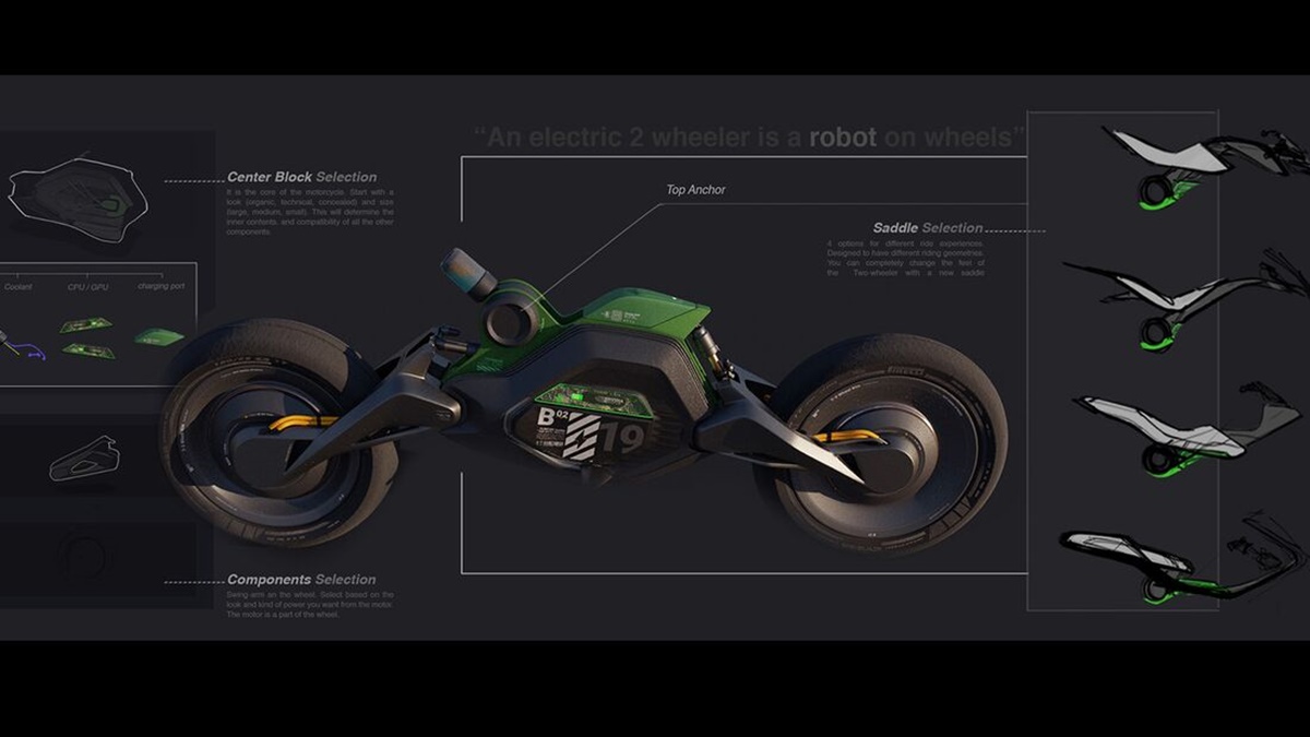 BMW Motorrad x NVIDIA Design Concept
