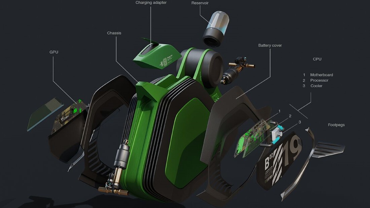 BMW Motorrad x NVIDIA Design Concept