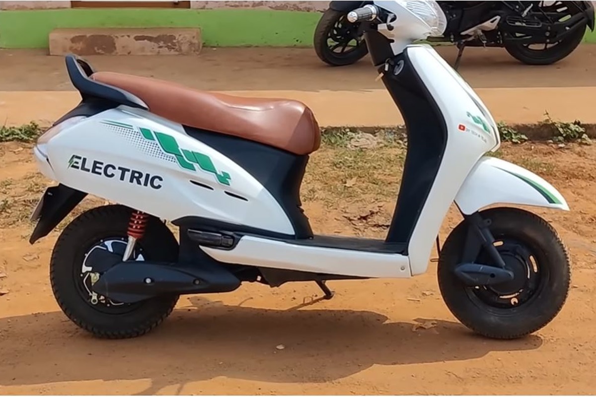 Honda Activa reconvertido en eléctrico