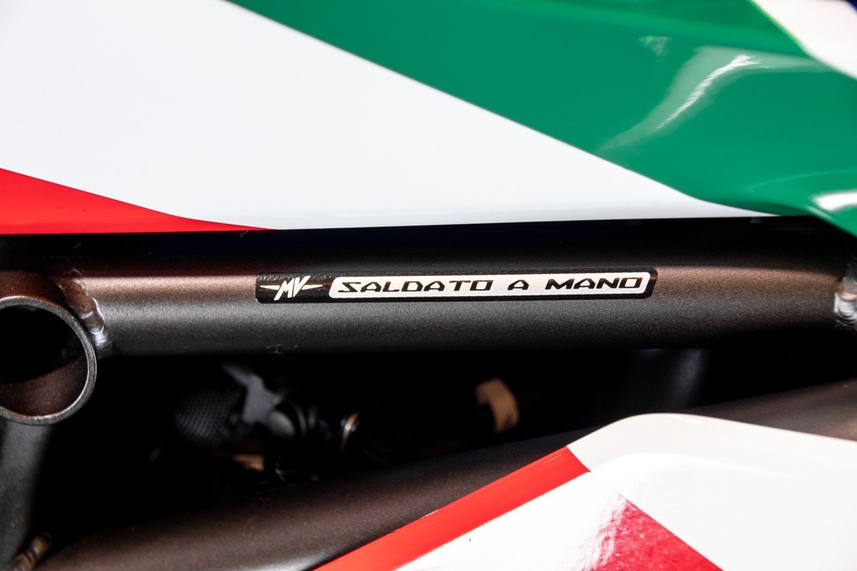 MV Agusta F4 Freece Tricolori en detalle