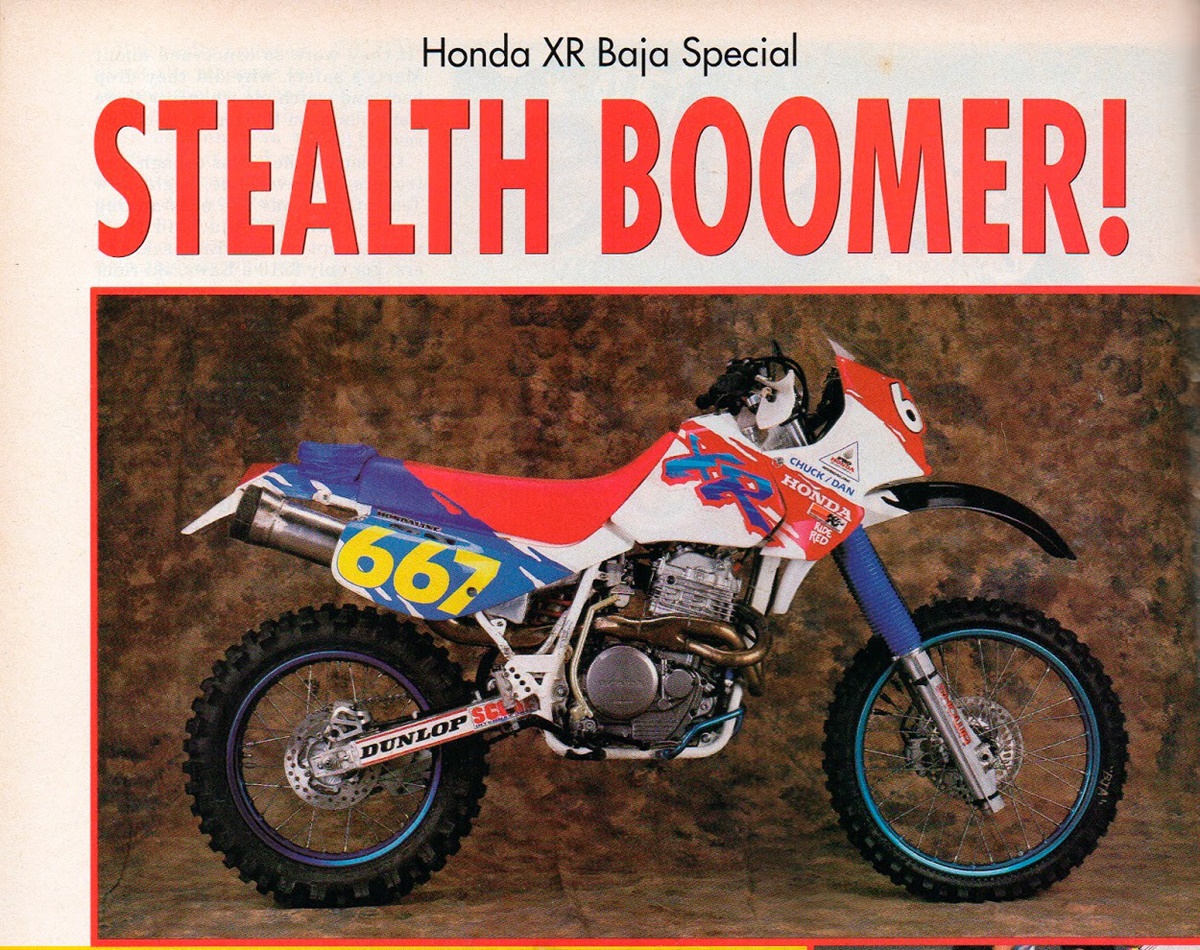 Honda XR667 Baja Monster 1991