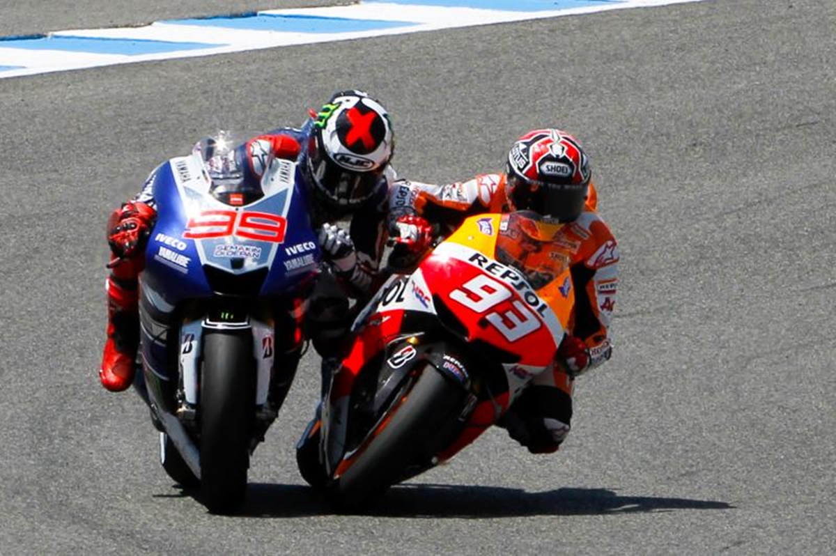 Lorenzo y Márquez en el GP de Jerez 2013
