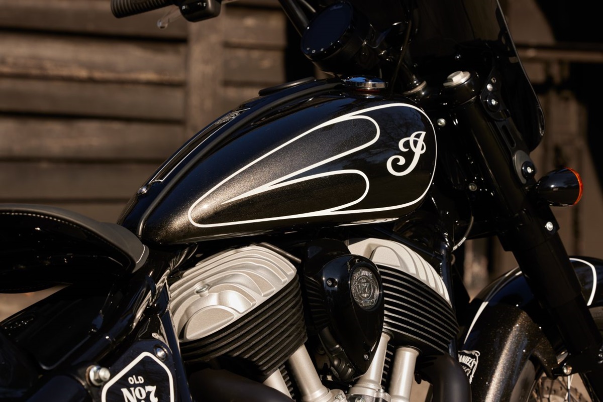 Indian Chief Bobber Dark Horse Jack Daniels No. 7 Edition en detalle