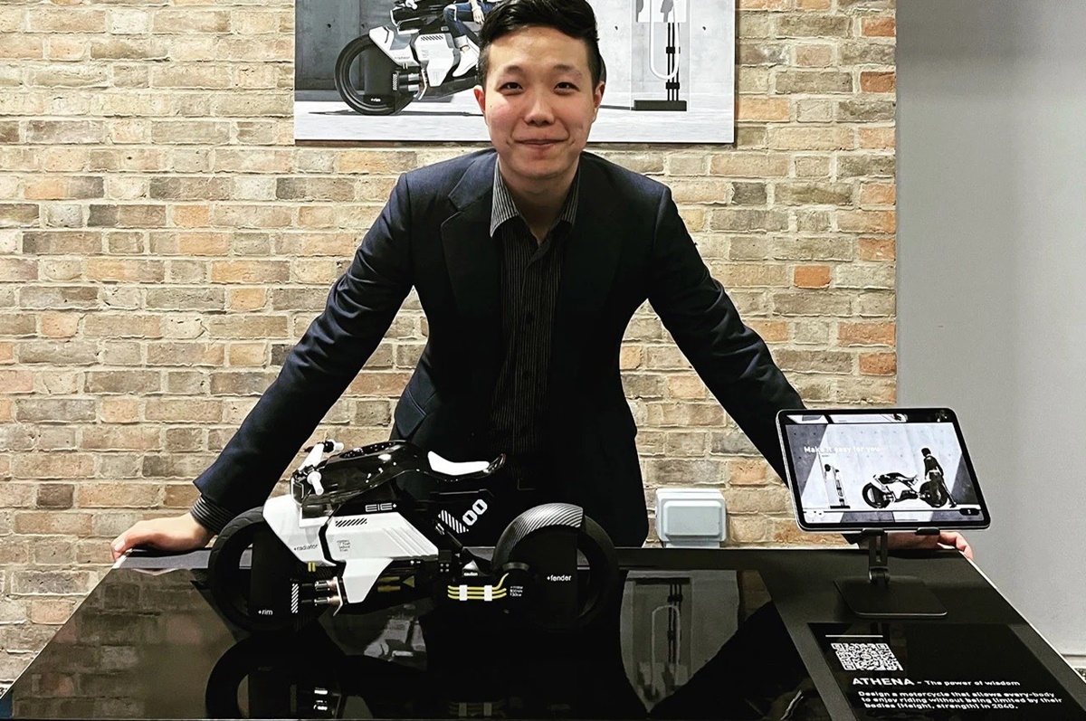 Zhengxuan Xie creador del concept bike Athena