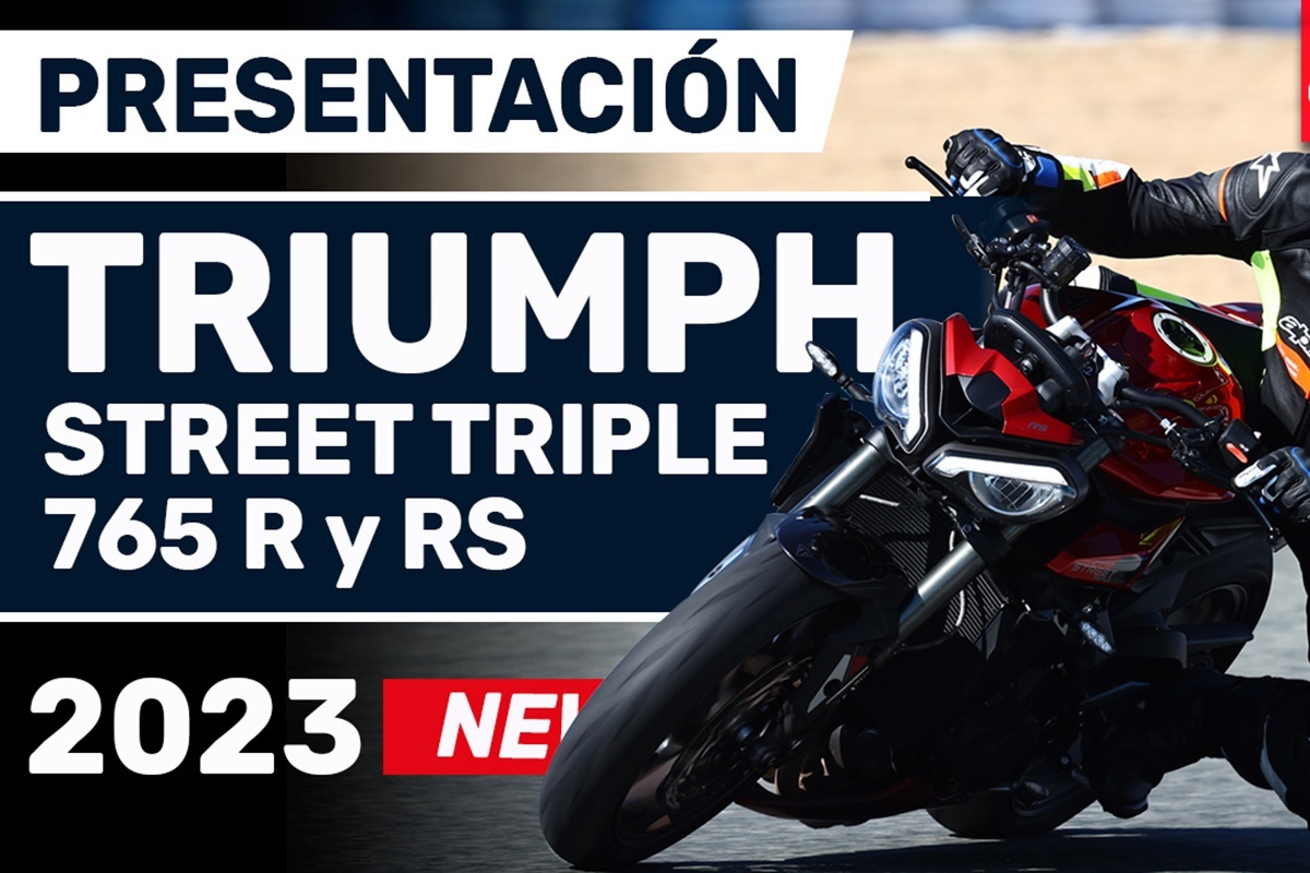 Prueba Triumph Street Triple 765 R y RS 2023