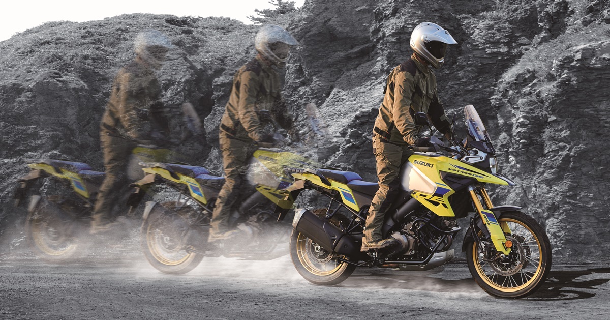 Suzuki V-Strom 1050DE 2023 en acción