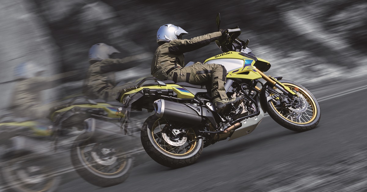 Suzuki V-Strom 1050DE 2023 en acción