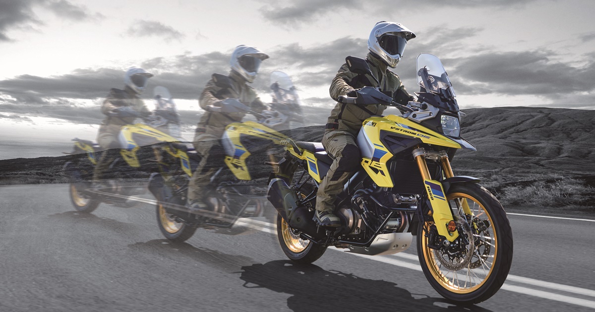 Suzuki V-Strom 1050DE 2023 en acción