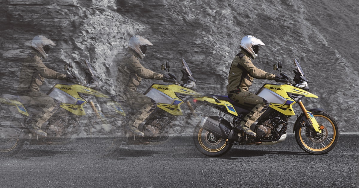 Suzuki V-Strom 1050DE 2023 en acción