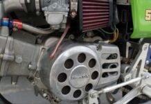 Replica Eddie Lawson sobre una Honda Monkey al detalle