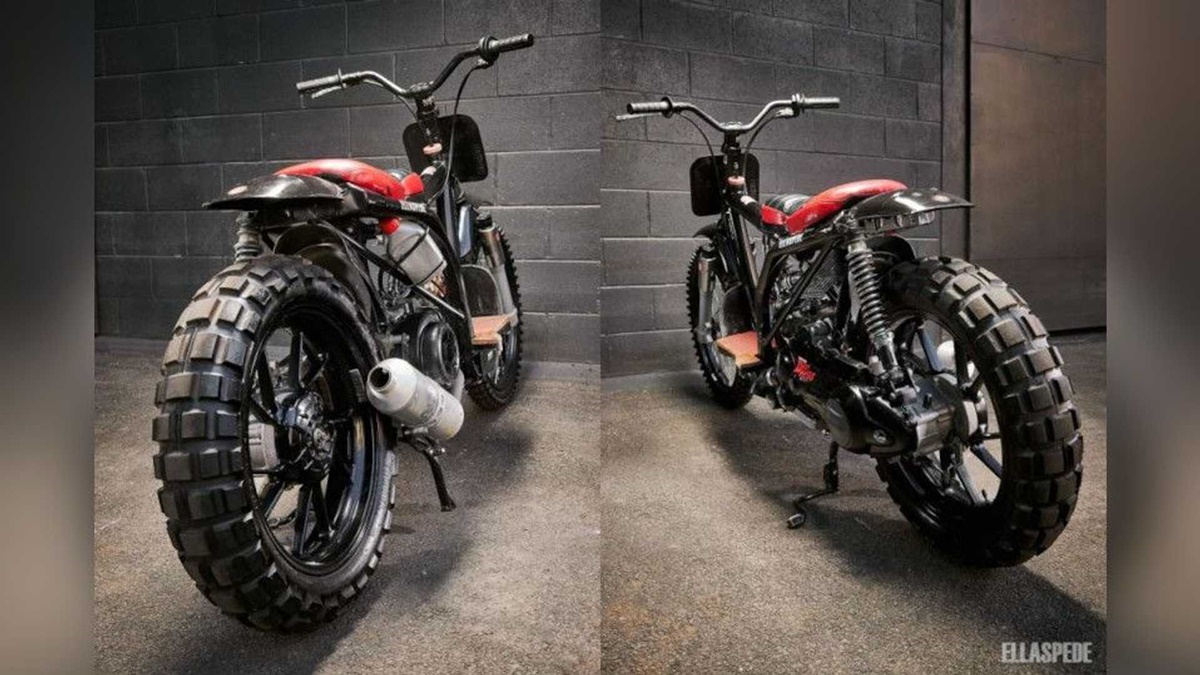 Piaggio Liberty 150 Flat Tracker by Ellaspede