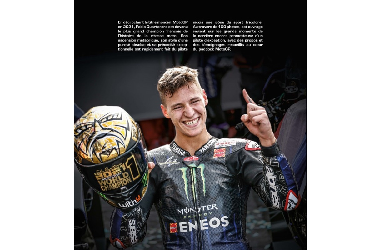 Libro sobre la vida deportiva de Fabio Quartararo