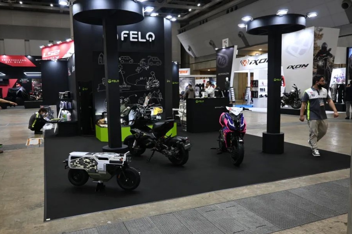 Stand de Felo en el Salón de la Motocicleta de Tokio 2023