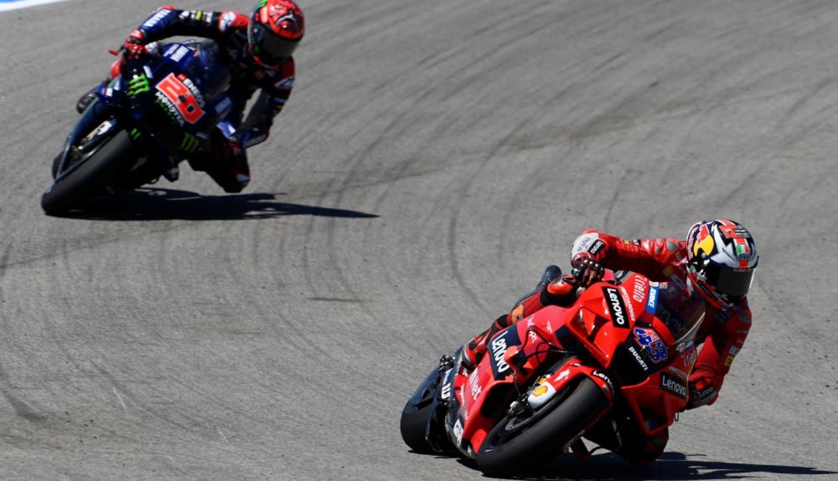 Quartararo y Miller en el GP de Jerez de 2021