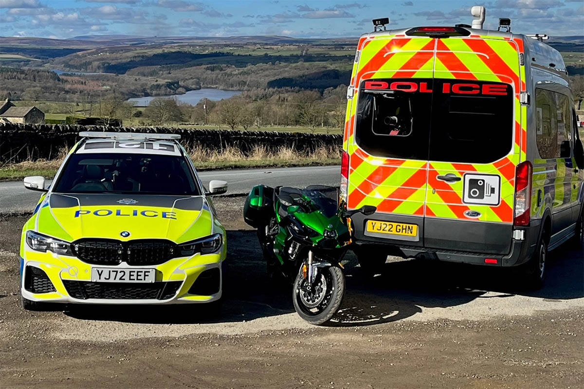 La Kawasaki ya está funcionando por las carreteras de North Yorkshire