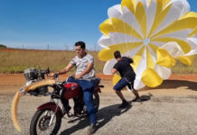 El viento que genera es capaz de desplegar un paracaídas