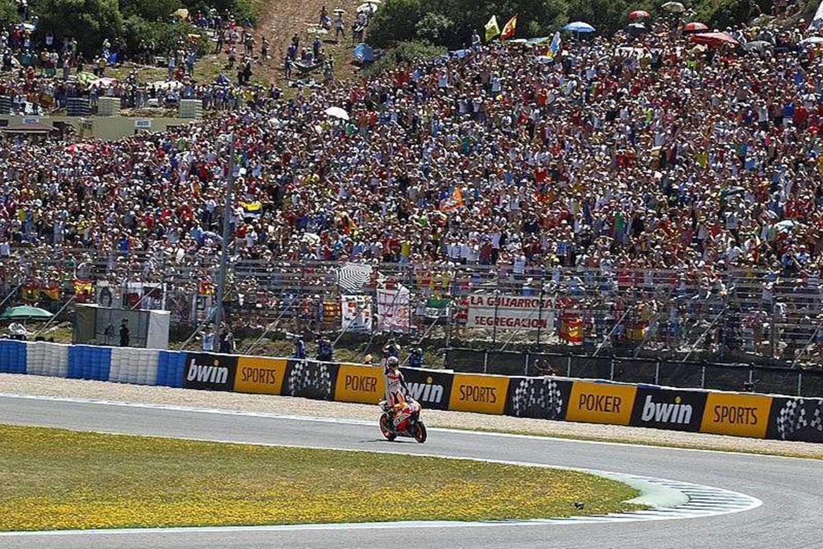 Marc Márquez en el GP de Jerez de 2014