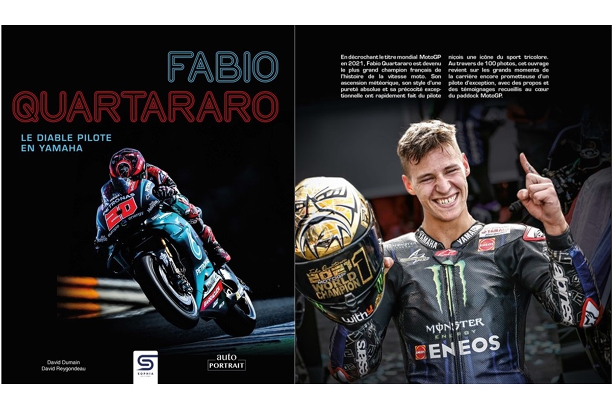 Libro sobre la vida deportiva de Fabio Quartararo
