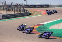 Primera prueba de la Yamaha R7 Cup 2023