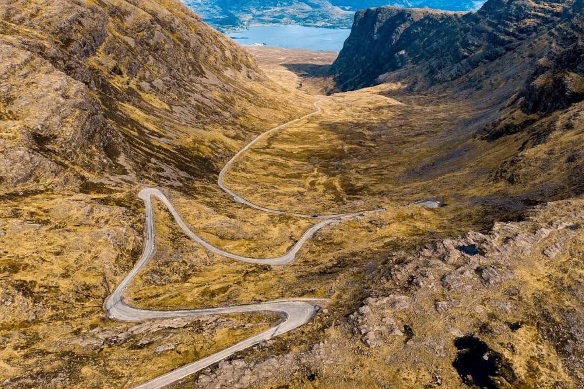Bealach-na-ba Road, Escocia