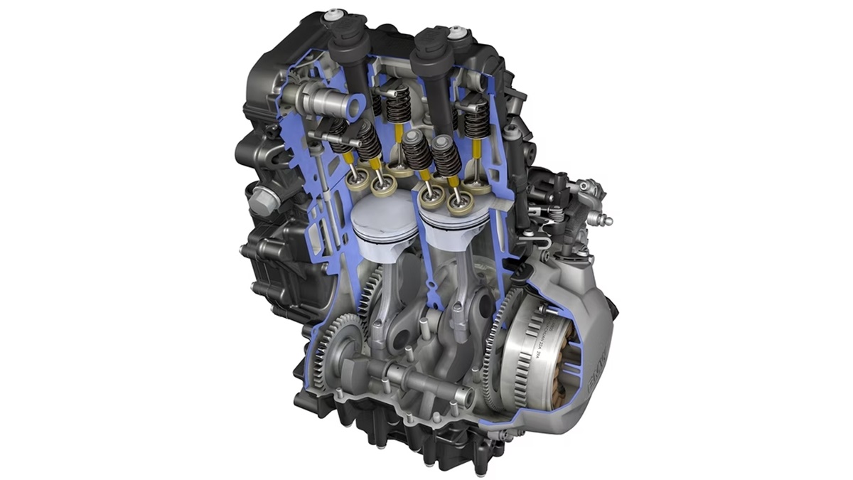 Motor actual de la BMW F850 GS