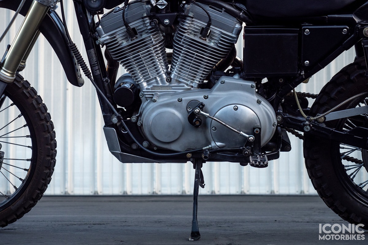 Harley-Davidson Sportster 883 scrambler en detalle