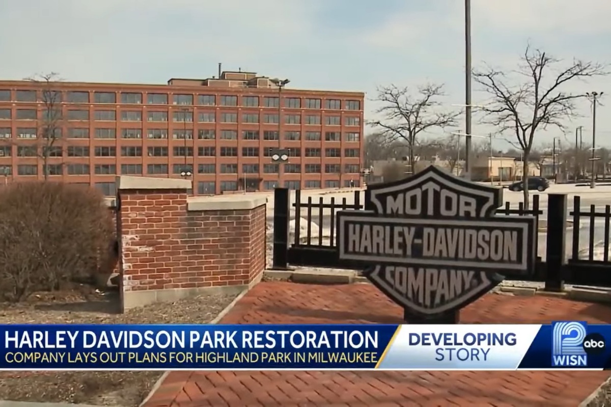 Zona destinada a The Hub, el futuro parque público de Harley-Davidson en Milwaukee