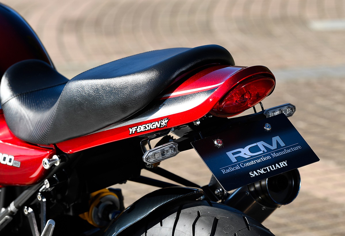 Kawasaki Z900RS RCM by AC-Sanctuary en detalle