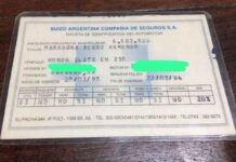 Seguro del Honda a nombre de Maradona