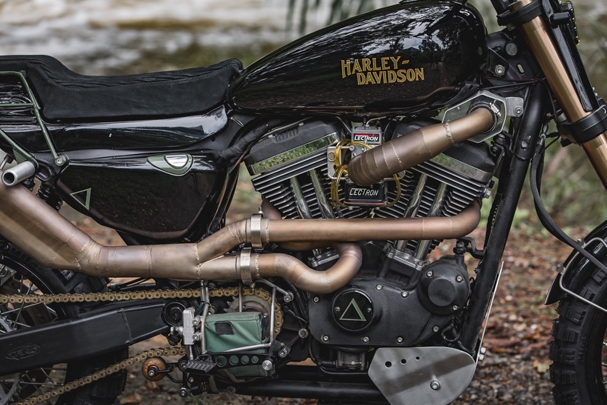 Harley-Davidson 1200 Sportster Scrambler en detalle