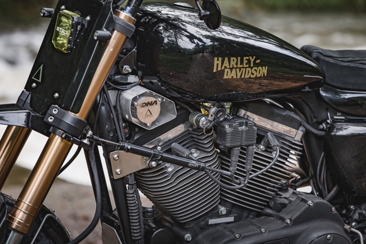 Harley-Davidson 1200 Sportster Scrambler en detalle