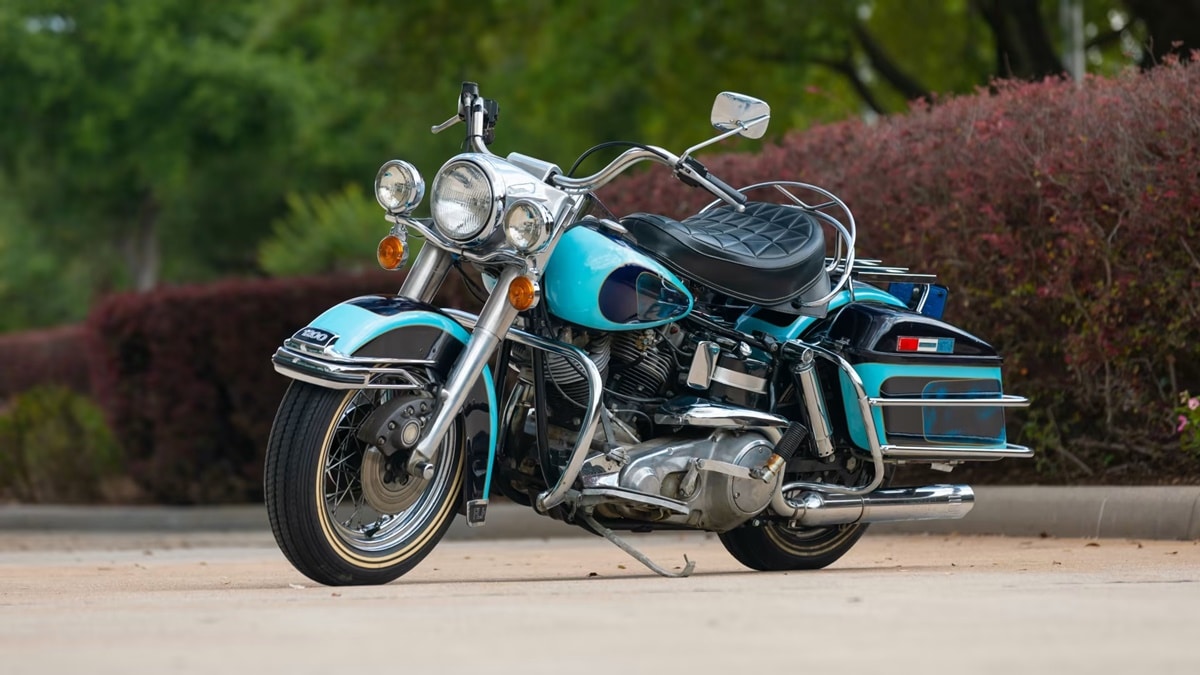 La Harley-Davidson FLH 1200 Electra-Glide 1976 de Elvis Presley a subasta