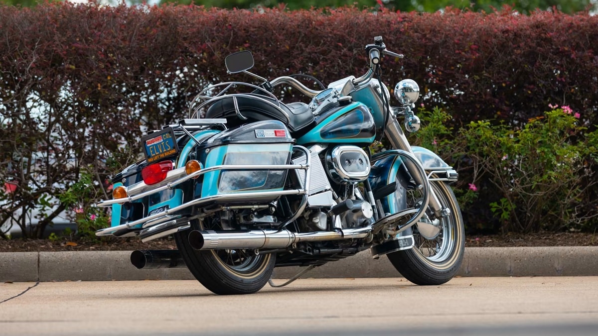 La Harley-Davidson FLH 1200 Electra-Glide 1976 de Elvis Presley a subasta