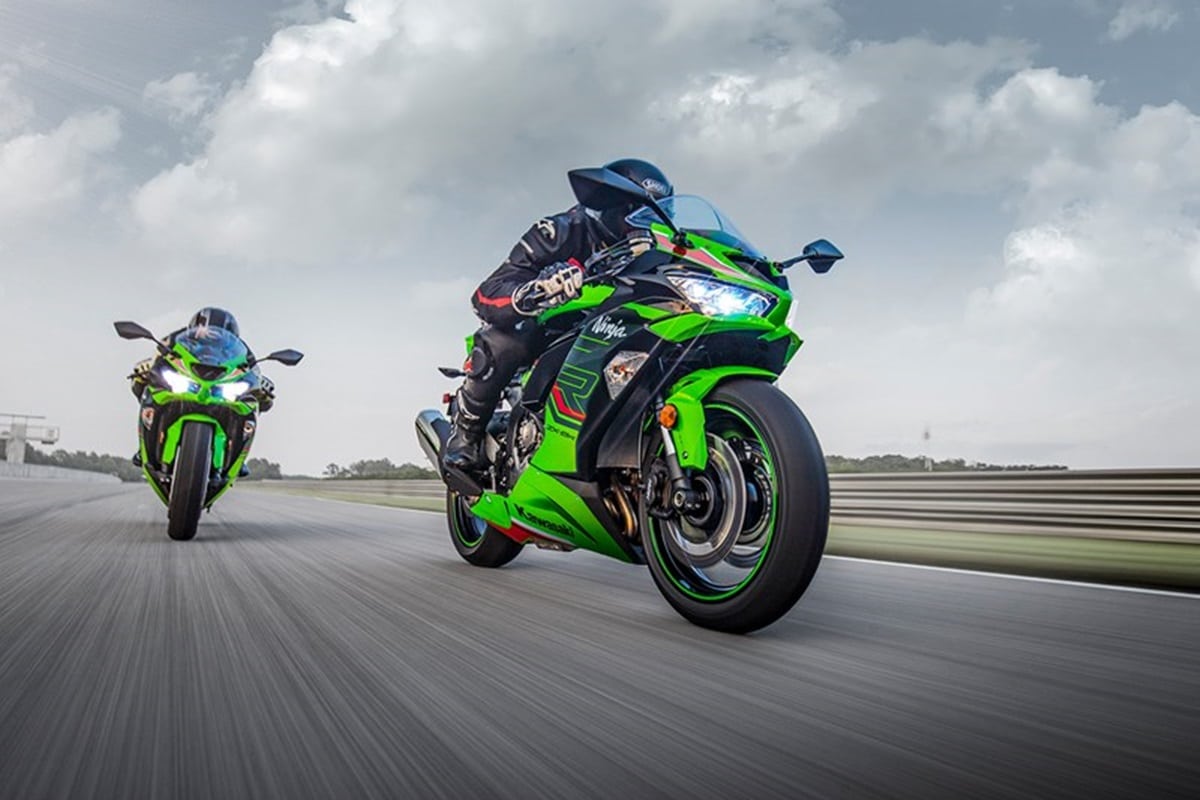 Kawasaki Ninja ZX-6R en acción