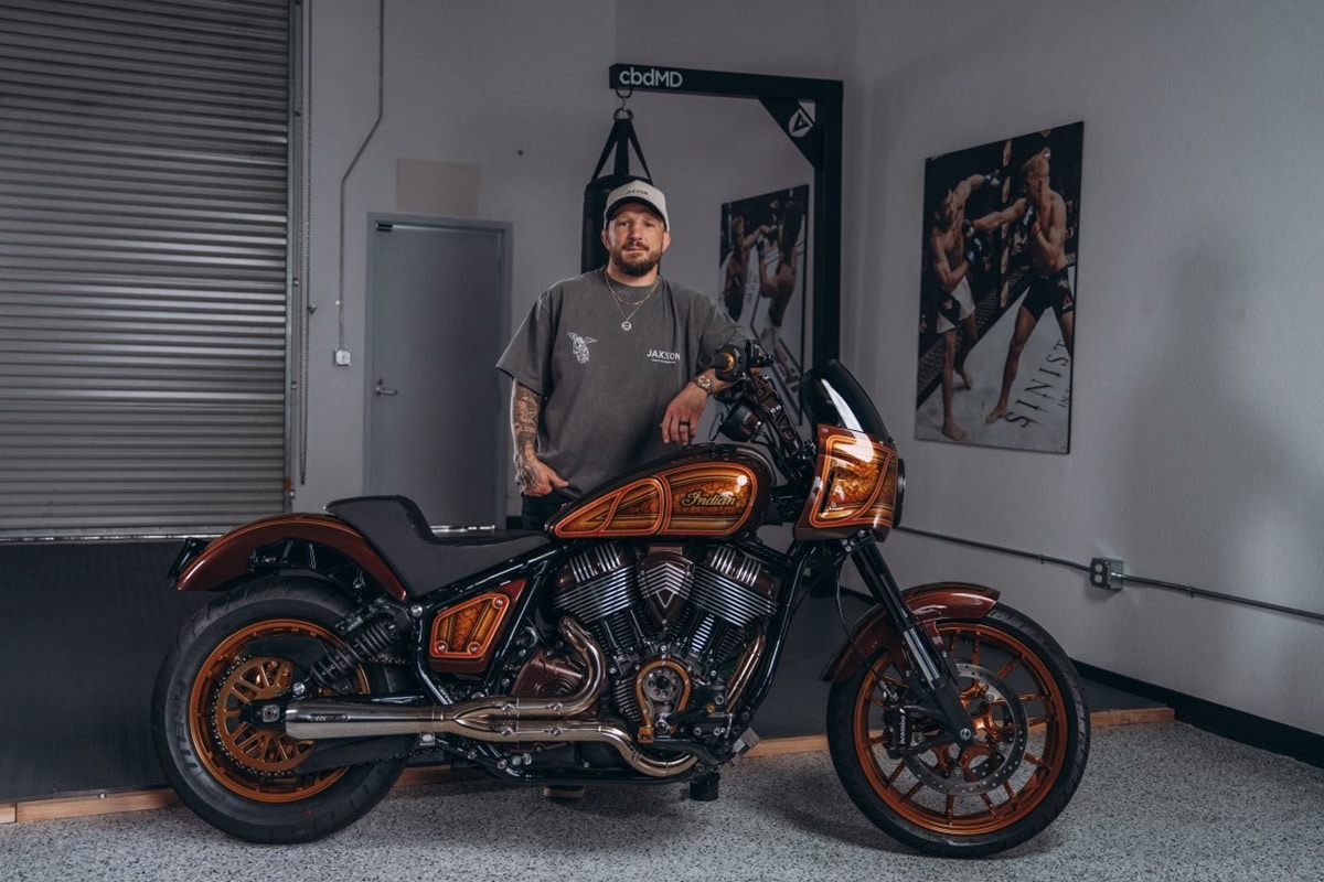 Indian Sport Chief 'Forged' by Barnstorm Cycles