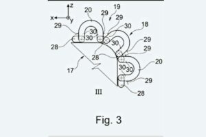 Imagen sobre el registro de patente del asiento regulable de BMW