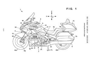 Registro de patentes dl chasis Shyhook para Honda Gold Wing 1800