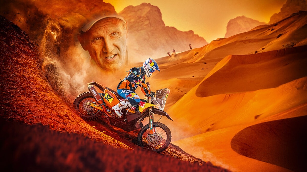 Exposición  'Leyendas del Dakar' en el KTM Motohall