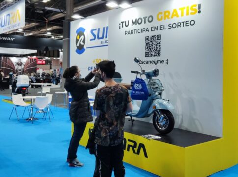 Estand comercial de Sunra