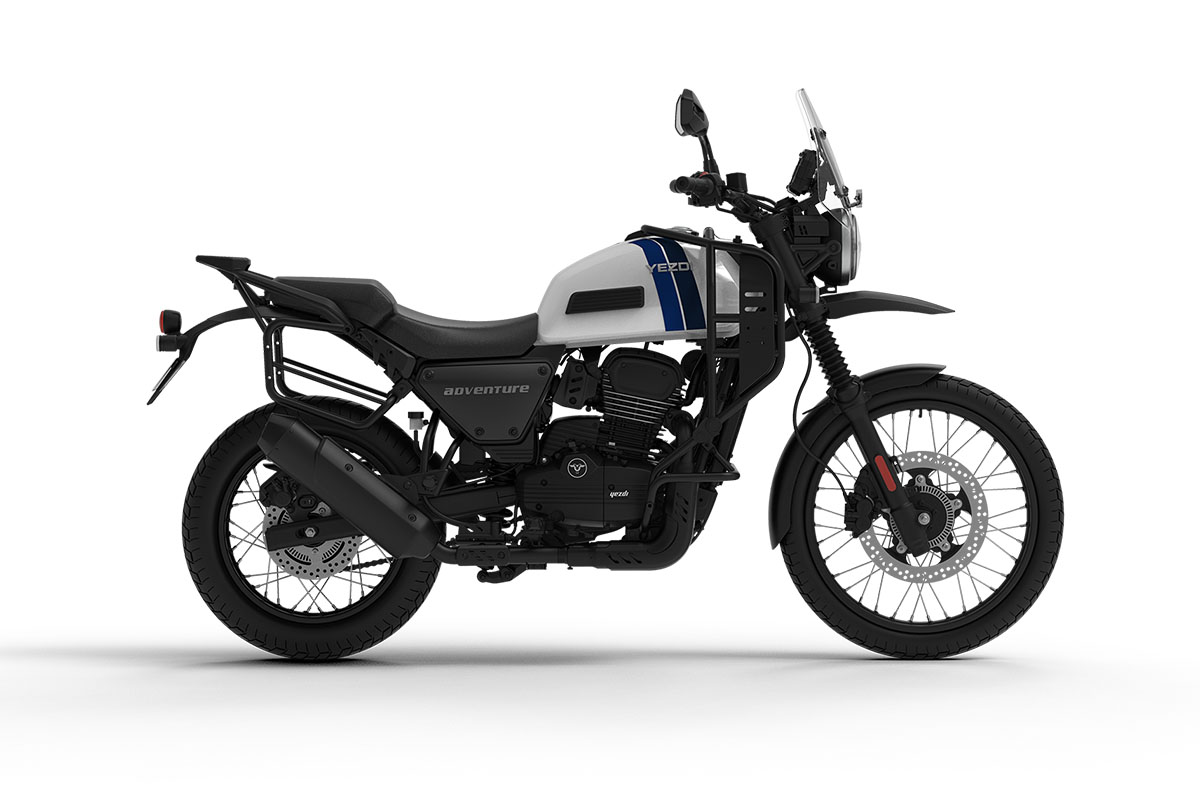 Su parecido con la Royal Enfield Himalayan es evidente