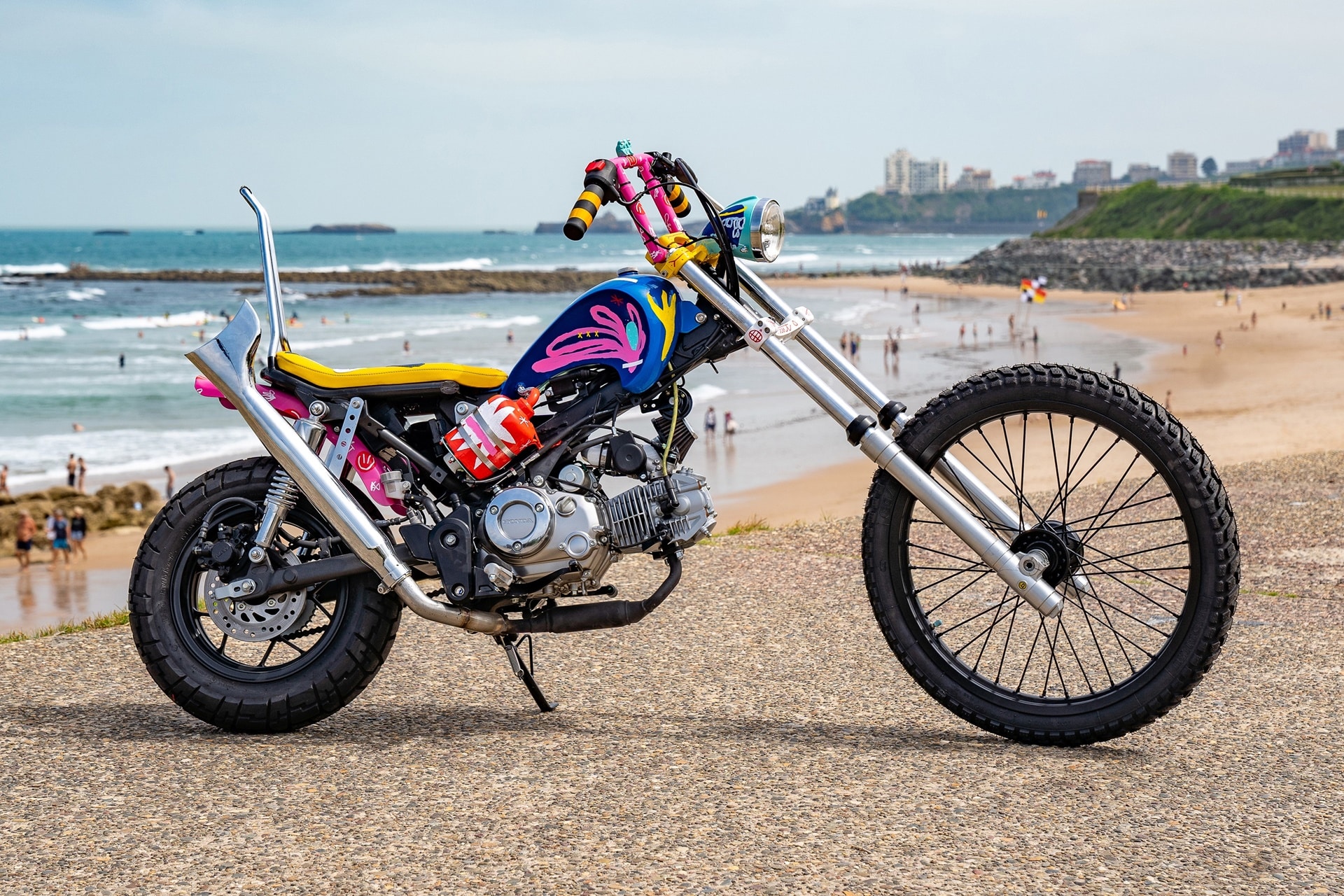 Honda llega a Wheels and Waves 2023 con 7 minimotos customizadas